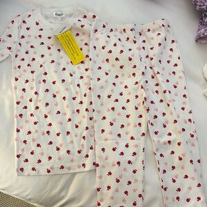 New with tags size 7 BenBen 100% Peruvian Pima cotton pj set